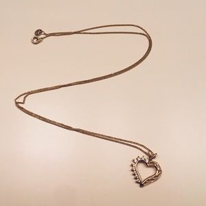 10kt Gold Heart Necklace